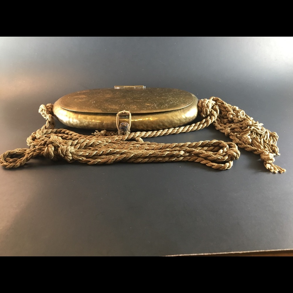 Vintage RARE Rafael Sanchez Metal Purse - Picture 6 of 7